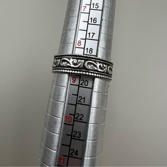 New Pink Botswana Agate Silver Overlay Ring Size 8.5 - 8.75 - Picture 4 of 4